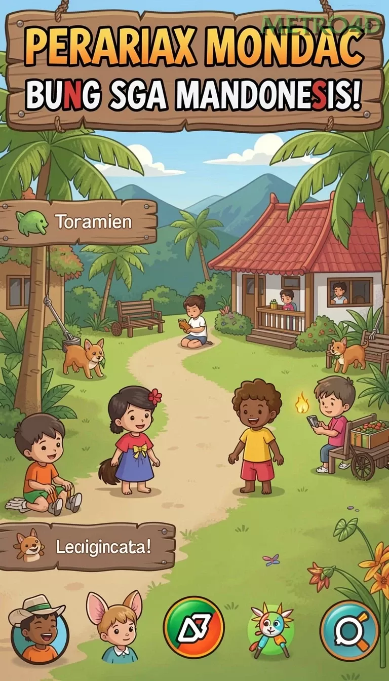 Cuplikan layar LANGITHOKI — menu navigasi