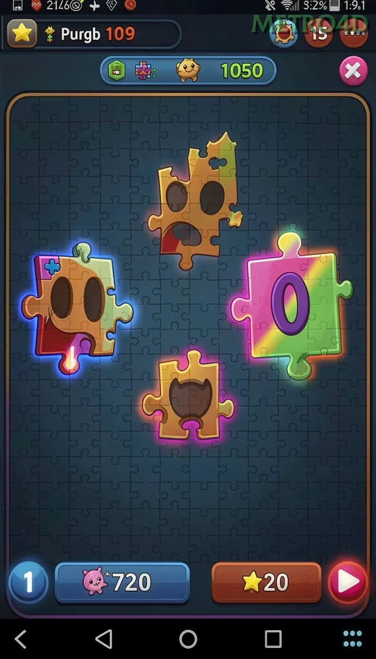 Cuplikan layar PAUS4D — menu navigasi
