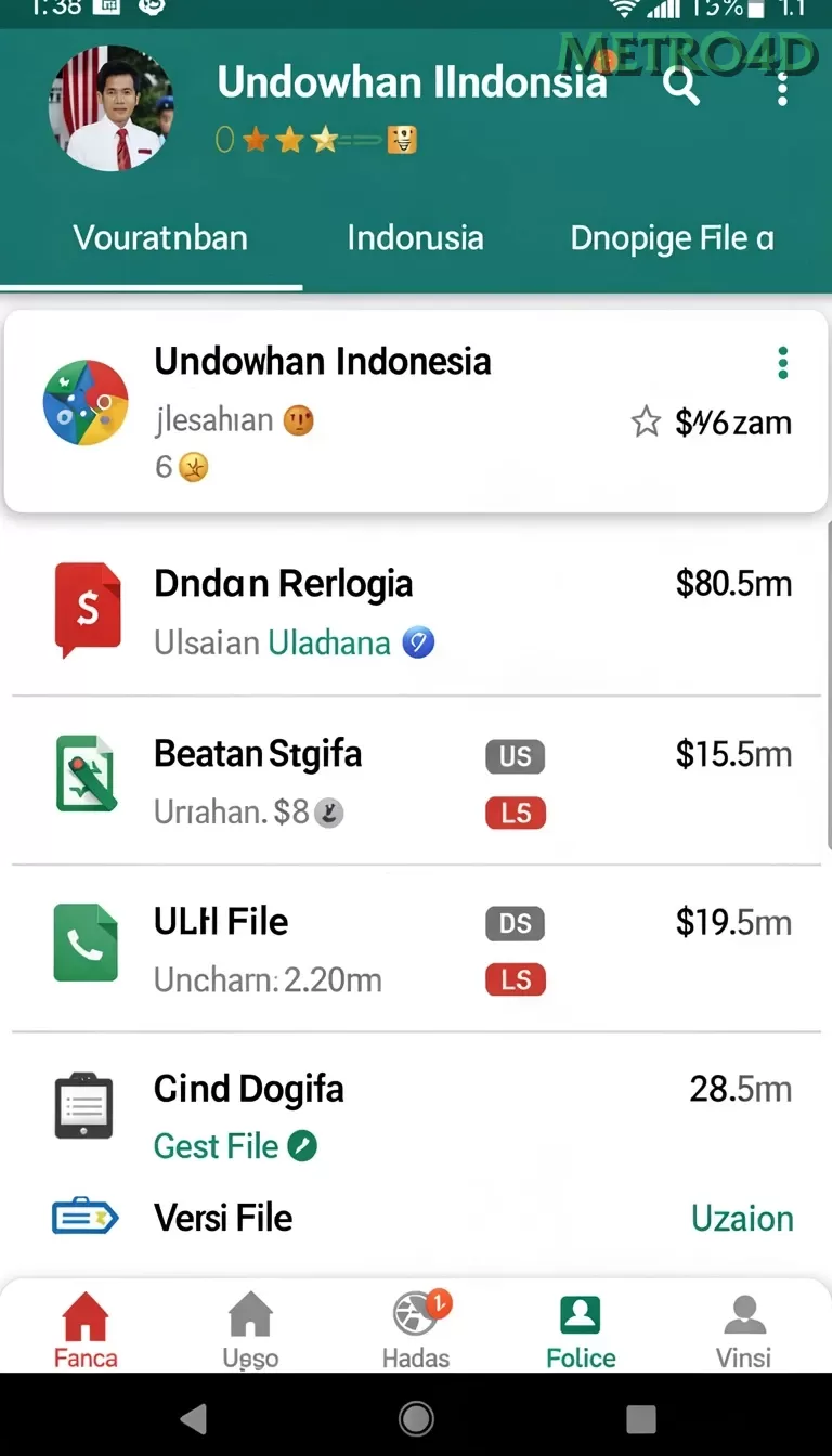 Cuplikan layar API36 — pengaturan akun